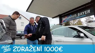 Pěkný podvod!!! Po skončení obhlídky nám zdražili auto o 1000€...