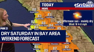 Tampa weather: Sunny, dry Saturday in Bay Area