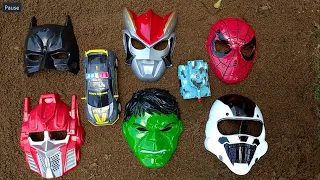 membersihkan mainan topeng ultraman, , hulk, spiderman, , batman,Transformer ,Starwars,Mobil,Tank