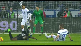 Il gol di Pinilla - Atalanta - Inter - 2-1 - Giornata 9 - Serie A TIM 2016/17