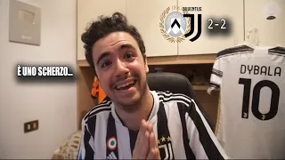 QUALCUNO MI DICA CHE È UNO SCHERZO. Udinese Juventus 2-2