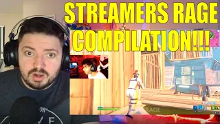 REACTING TO 8 MINUTES OF STREAMERS RAGING!!
