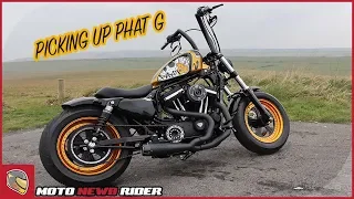 Picking up my 2019 Harley Davidson Sportster PhatG