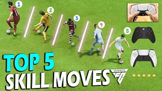 TOP 5 SKILL MOVES IN EA FC 24 - META SKILL MOVES TUTORIAL