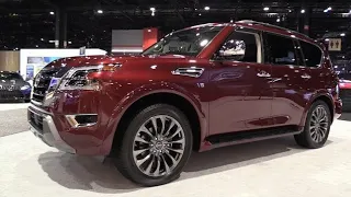 2024 Nissan Armada Platinum 5.6L V8($67,370) - Exterior Interior Walkaround - 2023 LA Auto Show