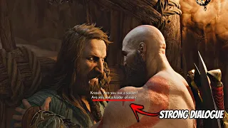 KRATOS' DIALOGUES IN THIS SCENE ARE SO MOTIVATING | GOW RAGNAROK NG+