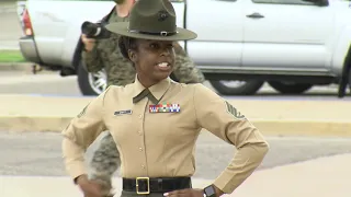 Marine Recruit Depot San Diego Welcomes Its First Female Recruits