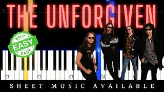 The Unforgiven by Metallica (Easy Piano Tutorial)