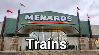 Menards O and HO scale trains