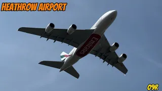 26+ Minutes of Sunny 09R Departures from London Heathrow | 11/5/24