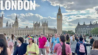 London - City Tour 2023 | Walking The Street of West London | Central London Walk [4K HDR]