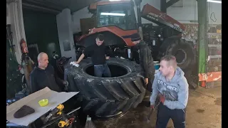 Podsumowanie przeglądu po zakupie ciągnika koszt 30000 PLN. Case IH Magnum 7240 Pro. Nowe opony.