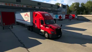 American Truck Simulator - Paschall Truck Lines - Freightliner Cascadia-   Oxnard(CA) to Barstow(CA)