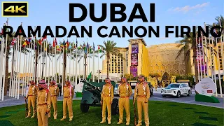 Ramadan Canon Firing at Dubai Expo City | 2023 | Walking Tour | 4K 60fps.