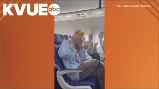 Bride-to-be gets surprise celebration on flight to Austin