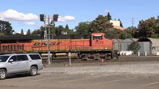 BNSF intermodal crew change at Vancouver, WA