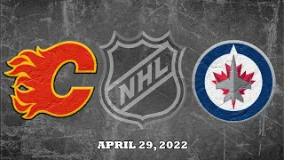 NHL Flames vs Jets | Apr.29, 2022р