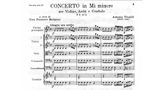Vivaldi violin concerto e minor RV 273