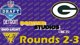 NFL DRAFT 2024 LIVE REACTION AND ANALYSIS WITH SPORTSPOINT ROUNDS 2 and 3!