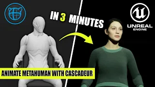 Animate Metahuman with Cascadeur QUICK (Metahuman Animation Tutorial)