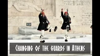 Changing Of The Guards Athens 2017 New Year's Day - Evzones at the Tomb of the Unknown Soldier