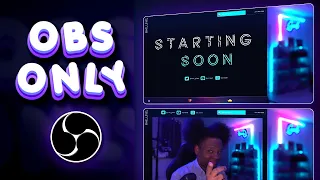 OBS Studio Tutorial -  Make Animated Overlays with No Other Software