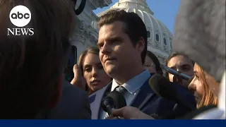 Rep. Matt Gaetz gives remarks after House votes to remove McCarthy as speaker | ABCNL