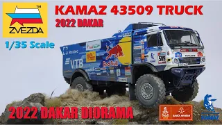 Kamaz 43509 2022 Dakar  diorama #dakar #russia #models #redbull
