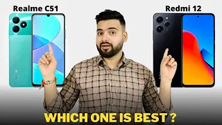 Realme C51 vs Redmi 12 - Full Comparison | Should I invest for Realme C51 ??🤔