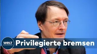 IMPF-DRÄNGLER: Karl Lauterbach hat einen klaren Standpunkt zu verbindliche Regeln | WELT Interview