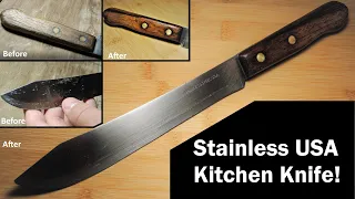 USA Stainless Blade Kitchen Knife Restore