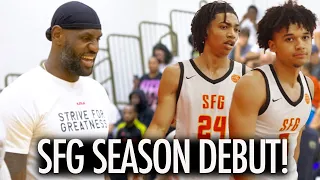 How LeBron James' Strive For Greatness Travel Basketball Team Debut Shocked Everyone!