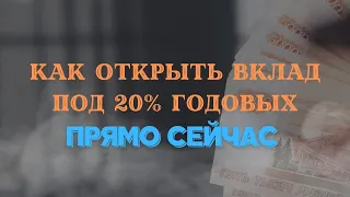 Деньги должны работать ЭФФЕКТИВНО! Особые условия на ФинУслугах - вклад под 20% годовых