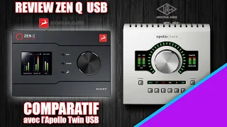 Review et comparatif entre la Zen Q USB et l'ApolloTwin USB