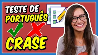 TESTE de PORTUGUÊS sobre CRASE (questões CESPE) || Prof. Letícia Góes