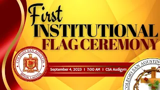 CSA Biñan First Institutional Flag Ceremony
