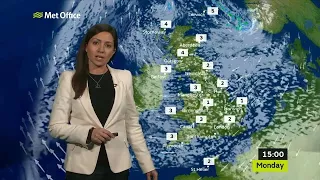 Monday afternoon forecast 26/02/18