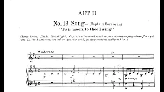 Fair Moon, to Thee I Sing (G & S) - Piano Accompaniment in D Major