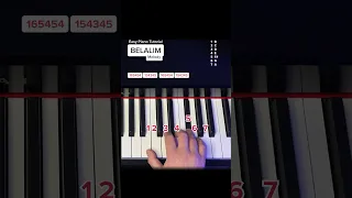 „BELALIM“ - Mini Piano Tutorial (Melody) | #easypiano #pianotutorial #learnpiano #belalim