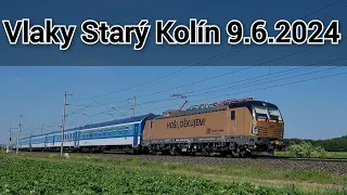 Vlaky Starý Kolín 9.6.2024