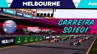 F1 2017 - PT-BR - S01E01 - GP da AUSTRÁLIA | MODO CARREIRA 01