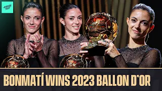 Aitana Bonmatí WINS the 2023 Ballon d'Or 🏆🔥