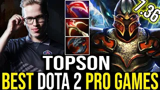 Topson - Dragon Knight Mid 7.36 Gameplay | Chronicles of Best Dota 2 Pro Gameplays