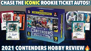 ONE OF THE BEST FOOTBALL SETS! TOP ROOKIE AUTO!🔥 | 2021 Panini Contenders Football Hobby Box Review