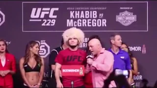 UFC 229: Khabib Nurmagomedov vs Conor McGregor Ceremonial Weigh-In Comes to Blows