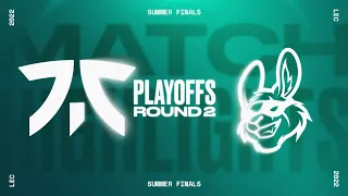 FNC v MSF | Playoffs Round 2 | 2022 LEC Summer