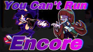 FNF You Can't Run Encore Sonic exe and Limu sings it (アプリの不具合により少し遅れました。)