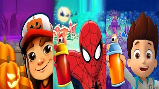 Subway Surfers vs Subway Spider Run vs Paw Patrol Run Android Gameplay