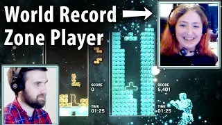 Attempting the Biggest Tetris Attack Ever in the Zone Battle on Tetris Effect: Connected