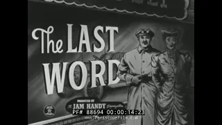 1949 CHEVROLET PROMOTIONAL FILM "THE LAST WORD"  88694